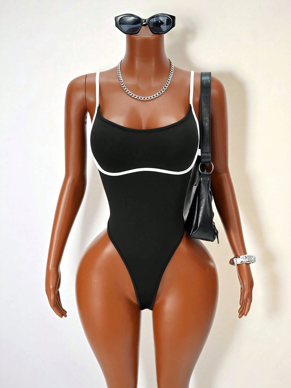 ZARA Sexy Solid Backless Strappy Jumpsuit for Women